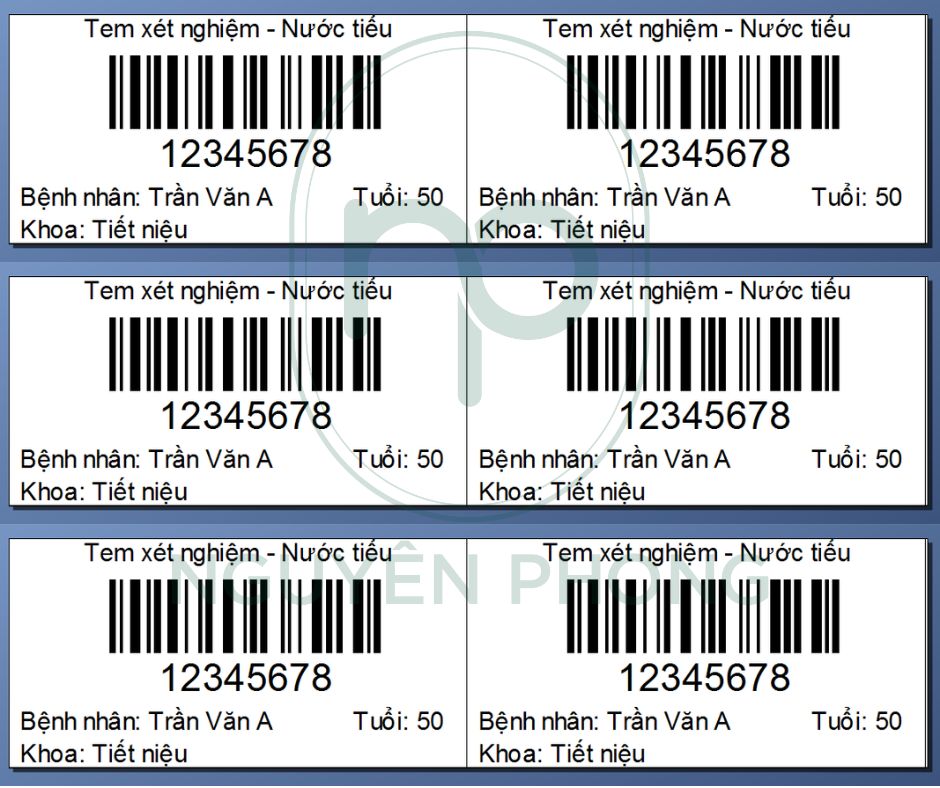 In Tem Nhãn Y Tế - Vật Tư Y Tế